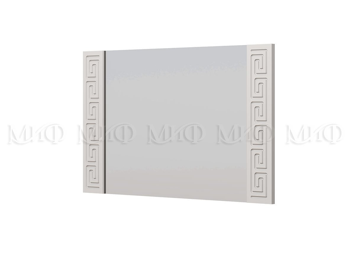 Зеркало Афродита-1 МДФ Белый Глянец (Ш-850 x В-500 x  Г-32 мм)