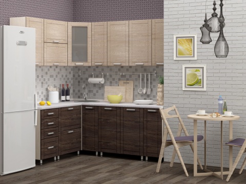 Кухонный Гарнитур Лофт 1600*2000 мм/Разные Цвета