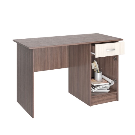 Письменный Стол Рига с Тумбой и Ящиком/Разные Цвета 