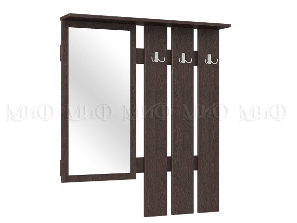 Зеркало с Вешалкой Бостон (Ш-900 мм x В-1016 мм x Г-160 мм)