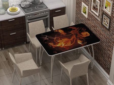 Стол Обеденный Бочонок Фотопечать (Ш-1100 х Г-700 х В-760 мм)/Разные Цвета