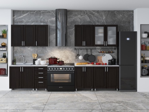 Кухонный Гарнитур Венесуэла  МДФ 2600 мм