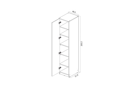 Пенал Челси графит